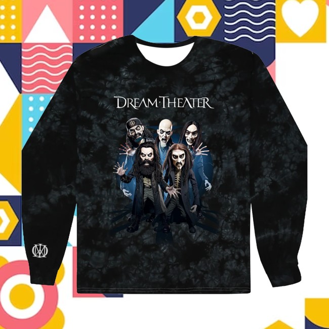 Dream Theater Store Merch Parasomnia Characters Tie-Dye Tour Tee Dream Theater Store Merch Parasomnia Characters Tie-Dye Tour Tee