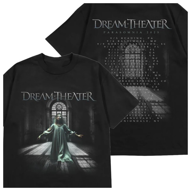 Dream Theater Store Merch Parasomnia Tour Tee Dream Theater Store Merch Parasomnia Tour Tee