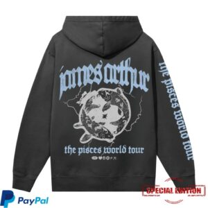 James Arthur Official Store Merch Vintage Pisces Hoodie