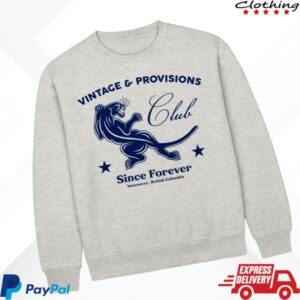 Mt Pleasant Store Merch Provisions Club Crewneck