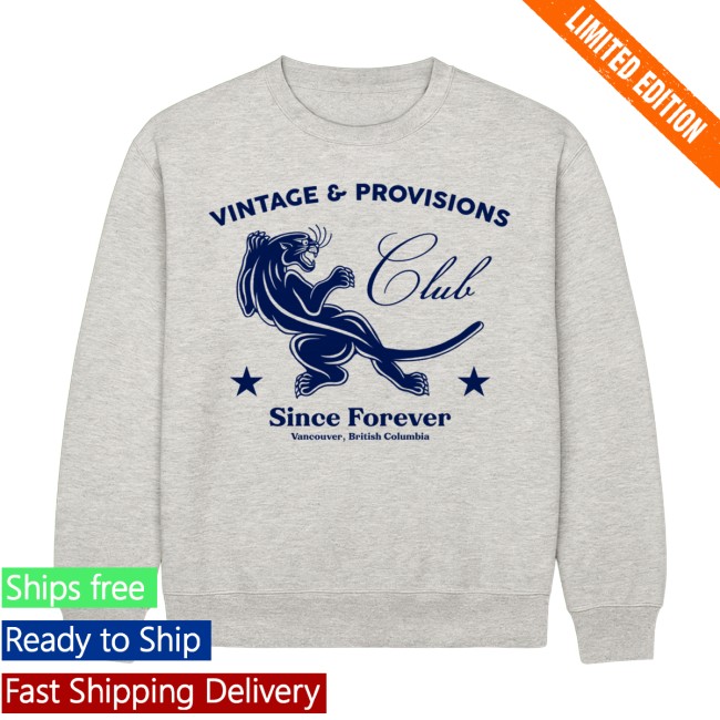 Mt Pleasant Store Merch Provisions Club Crewneck Mt Pleasant Store Merch Provisions Club Crewneck