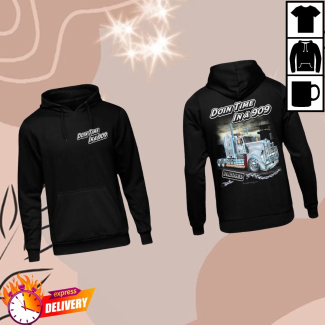 Truckdrawing Store Merch Doin Time In A 909 Hoodie Truckdrawing Store Merch Doin Time In A 909 Hoodie