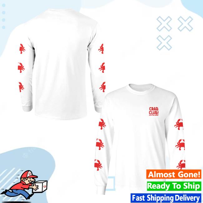 Route One Apparel Merch Store Crab Club White Long Sleeve Shirt Route One Apparel Merch Store Crab Club White Long Sleeve Shirt