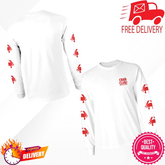 Route One Apparel Merch Store Crab Club White Long Sleeve Shirt Route One Apparel Merch Store Crab Club White Long Sleeve Shirt