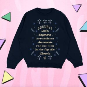 Sabrina Carpenter Store Merch Goodbye Crewneck