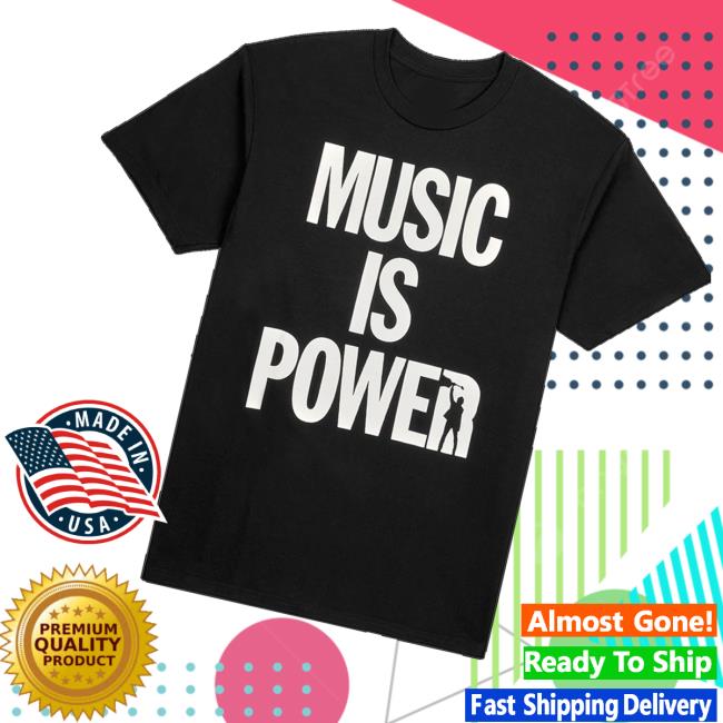 Richard Ashcroft Merch Store Music Is Power Tee Richard Ashcroft Merch Store Music Is Power Tee