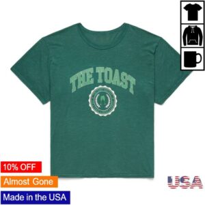 The Toast Podcast Merch Store Emblem Oversized Tee Ivy