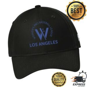 Women’s Pro Baseball League Store Merch Los Angeles New Era Black 9Twenty Cap