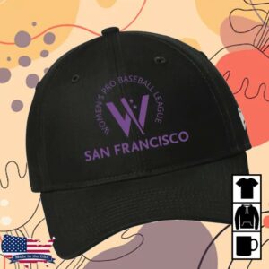 Women’s Pro Baseball League Store Merch San Francisco New Era Black 9Twenty Cap