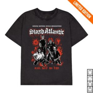 Billy Bones Club Merch Store Stand Atlantic X Bones Band Tee Washed Black