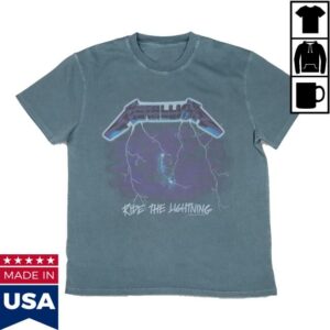 Metallica Merch Store Ride The Lightning Oversized T-Shirt