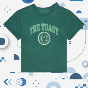 The Toast Podcast Merch Store Emblem Oversized Tee