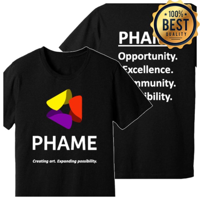 Phamepdx Store Merch Black Phame Logo T-Shirt Phamepdx Store Merch Black Phame Logo T-Shirt