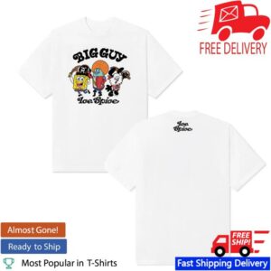 Ice Spice Music Shop Merch Verdy X Ice Spice Big Guy Character Tee