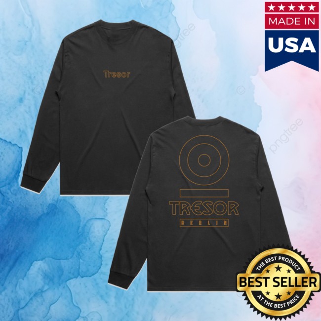 Bleep Store Merch Tresor Records Orange Outline Logo On Faded Black Long Sleeve Bleep Store Merch Tresor Records Orange Outline Logo On Faded Black Long Sleeve