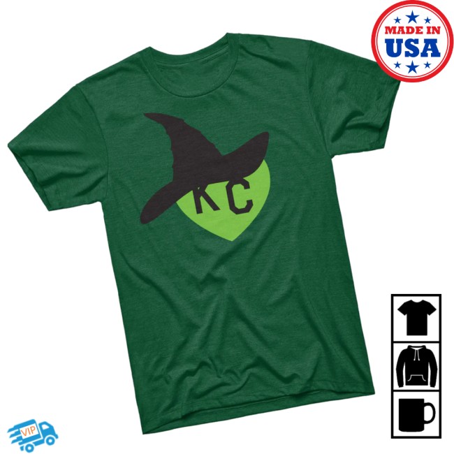 Charlie Hustle Store Merch Bad Witch Kc Heart Green Tee Charlie Hustle Store Merch Bad Witch Kc Heart Green Tee