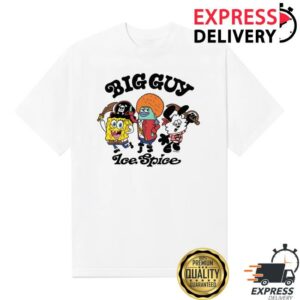 Ice Spice Merch Store Verdy X Ice Spice Big Guy Character Tee White