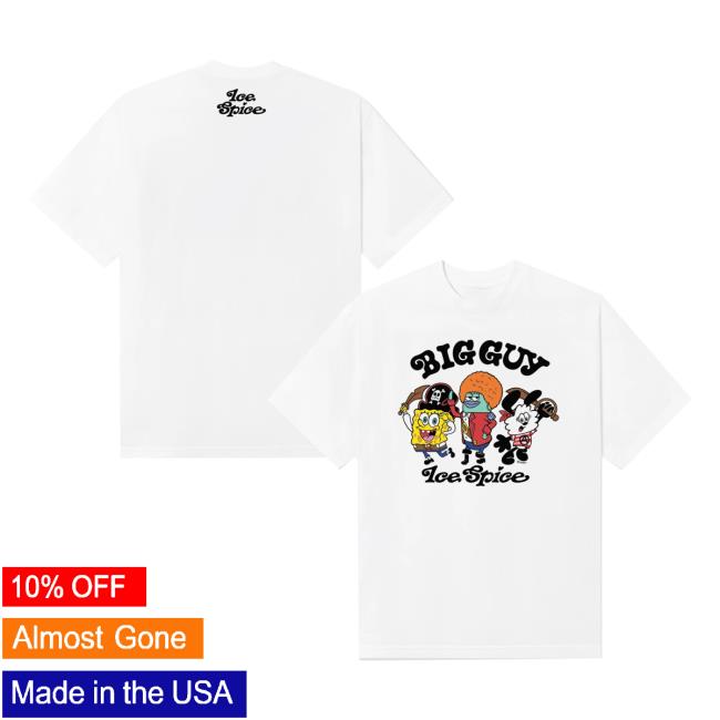 Ice Spice Merch Store Verdy X Ice Spice Big Guy Character Tee White Ice Spice Merch Store Verdy X Ice Spice Big Guy Character Tee White