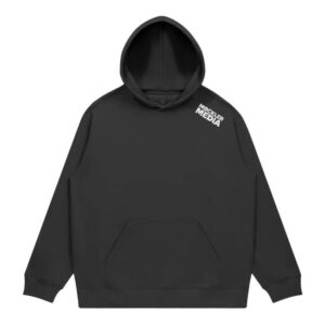Mockler Media Merch Store Vertical Logo Hoodie Black