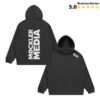 kenny Mockler Media Merch Store Vertical Logo Hoodie Blackaa