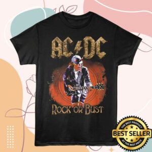 Acdc Store Merch Rock Or Bust Double Sided T-Shirt
