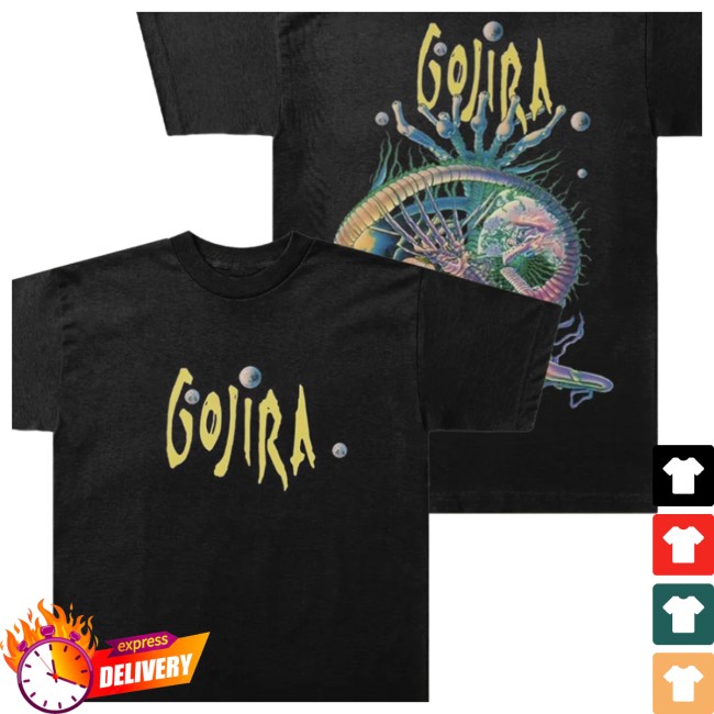Gojira Store Merch Skull Anemone Tee Gojira Store Merch Skull Anemone Tee