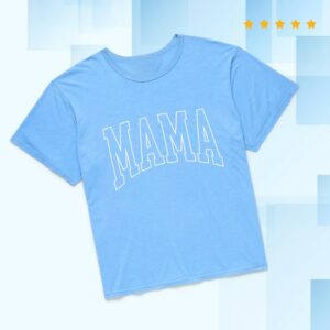 The Toast Podcast Store Merch Collegiate Mama Oversized Tee Periwinkle
