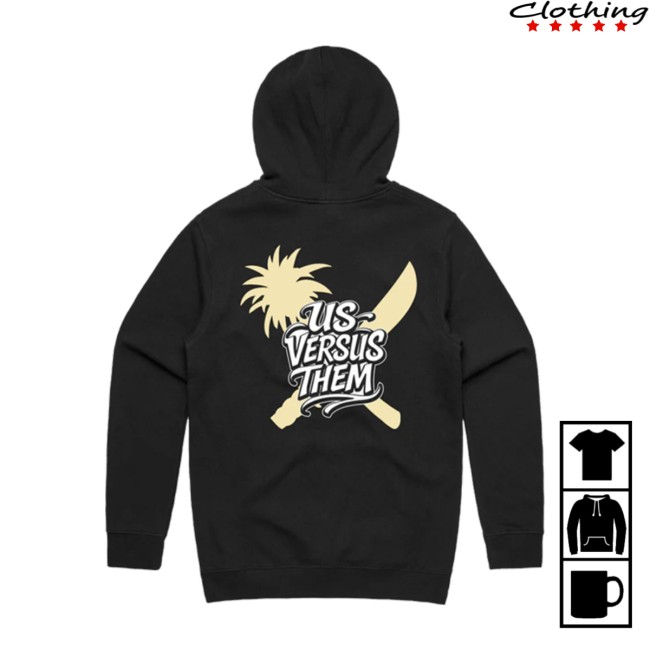 Us Versus Them Store Merch Scripted Hoodie Us Versus Them Store Merch Scripted Hoodie