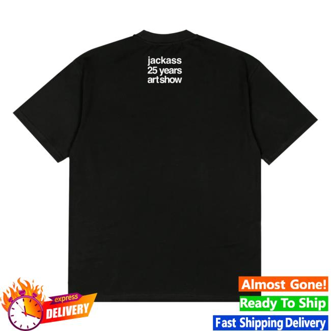 Complex Merch Store Jackass 25 Years Art Show T-Shirt Black Complex Merch Store Jackass 25 Years Art Show T-Shirt Black