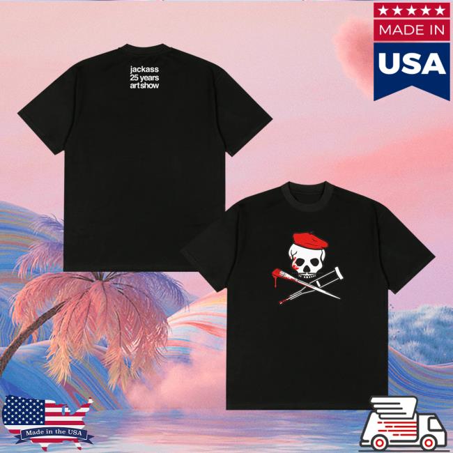Complex Merch Store Jackass 25 Years Art Show T-Shirt Black Complex Merch Store Jackass 25 Years Art Show T-Shirt Black