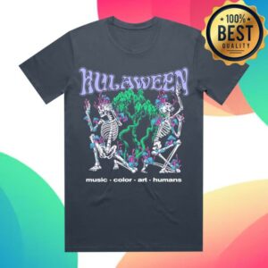 Hulaween Merch Store Skeleton Crawl Tee