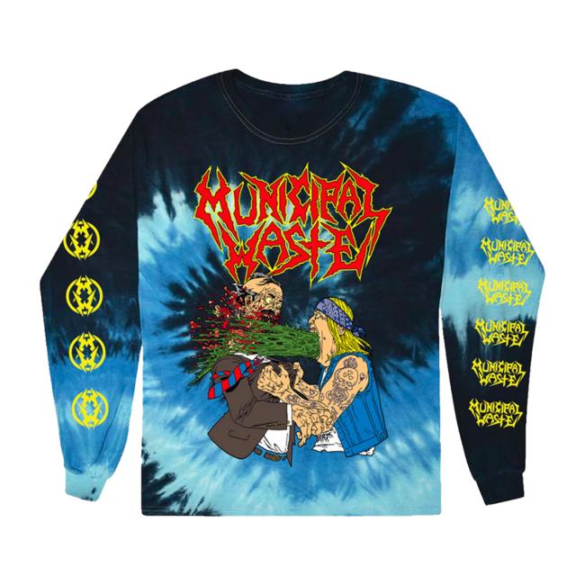 Jsr Direct Merch Store Municipal Waste Barfer Tie Dye Long Sleeve Jsr Direct Merch Store Municipal Waste Barfer Tie Dye Long Sleeve