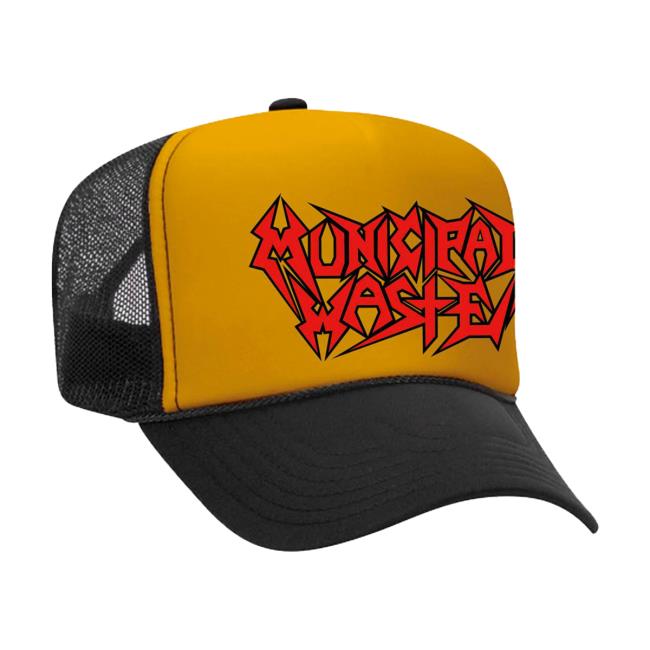 Jsr Direct Merch Store Municipal Waste Logo Wasted Trucker Hat Jsr Direct Merch Store Municipal Waste Logo Wasted Trucker Hat