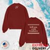 kenny Selena Gomez Merch Store Kill Em With Kindness Crewneckaa