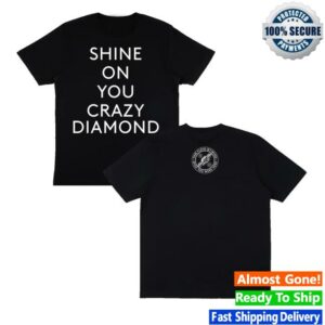 Pink Floyd Store Merch Wywh 50 Shine On Text T-Shirt