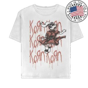 Korn Store Merch Follow The Leader Logo Drip T-Shirt