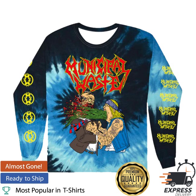 Jsr Direct Store Merch Municipal Waste Barfer Tie Dye Long Sleeve Jsr Direct Store Merch Municipal Waste Barfer Tie Dye Long Sleeve