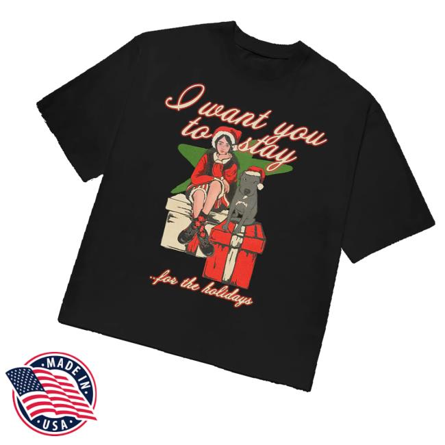 Billieeilish Store Merch Stay For The Holidays T-Shirt Billieeilish Store Merch Stay For The Holidays T-Shirt