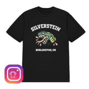 Silverstein Music Merch Store Snake Head Tee