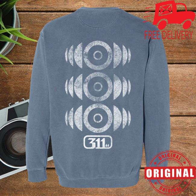 311 Official Merch Store Blue Soundsystem Crewneck 311 Official Merch Store Blue Soundsystem Crewneck