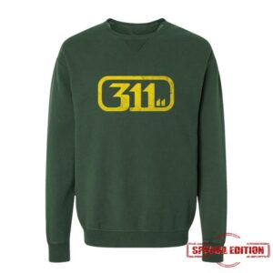 311 Official Merch Store Green Soundsystem Crewneck