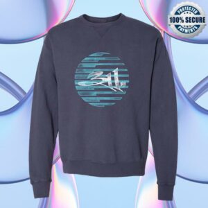311 Official Merch Store Retro Sun Sphere Crewneck