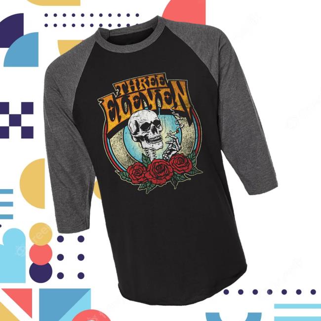 311 Official Merch Store Three Eleven Smoking Skull Raglan 311 Official Merch Store Three Eleven Smoking Skull Raglan