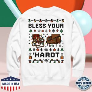 Dirty Media Merch Store Bless Your ‘Hardt Ugly Christmas Sweatshirt