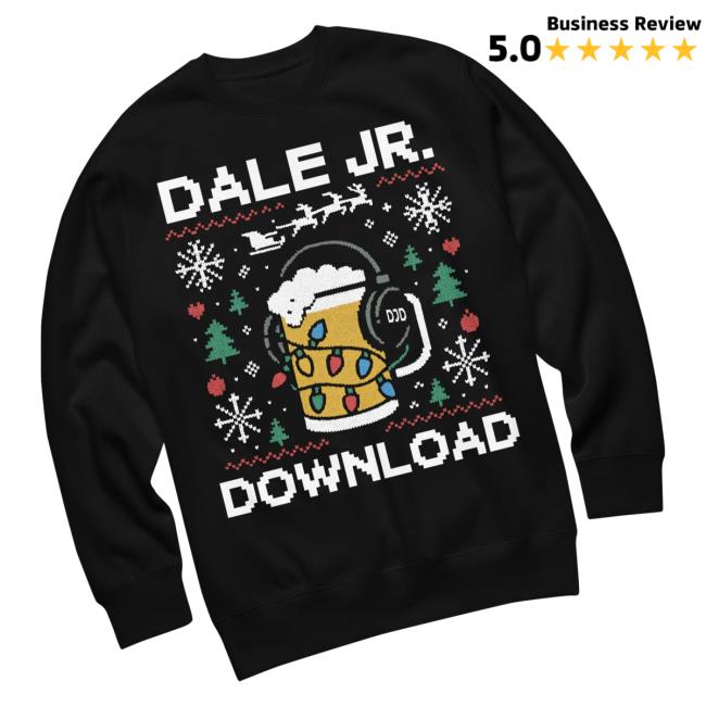 Dirty Media Merch Store Dale Jr. Download Ugly Christmas Sweatshirt Dirty Media Merch Store Dale Jr. Download Ugly Christmas Sweatshirt