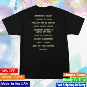 Indiemerchstore Tailgunner Midnight Blitz T-Shirt