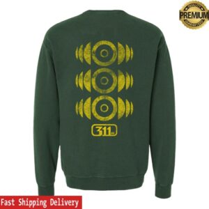 311 Store Merch Green Soundsystem Crewneck