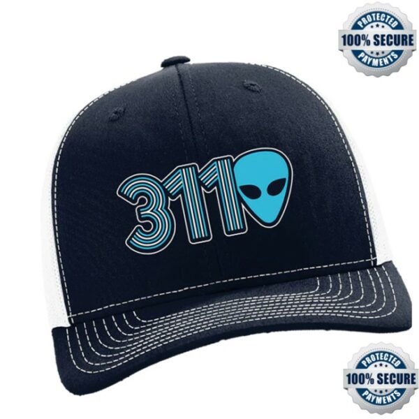 311 Store Merch 311 Alien Trucker Hat - Newest Fashion Trends