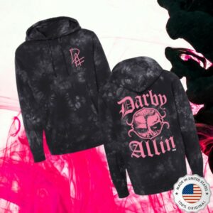 Shopaew Store Merch Top Rope Tuesday Limited Darby Allin Under Ground Tie Dye Hoodie