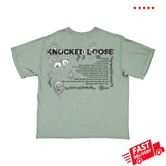 Knocked Loose Store Merch Knocked Loose Blinding Faith Tee Knocked Loose Store Merch Knocked Loose Blinding Faith Tee